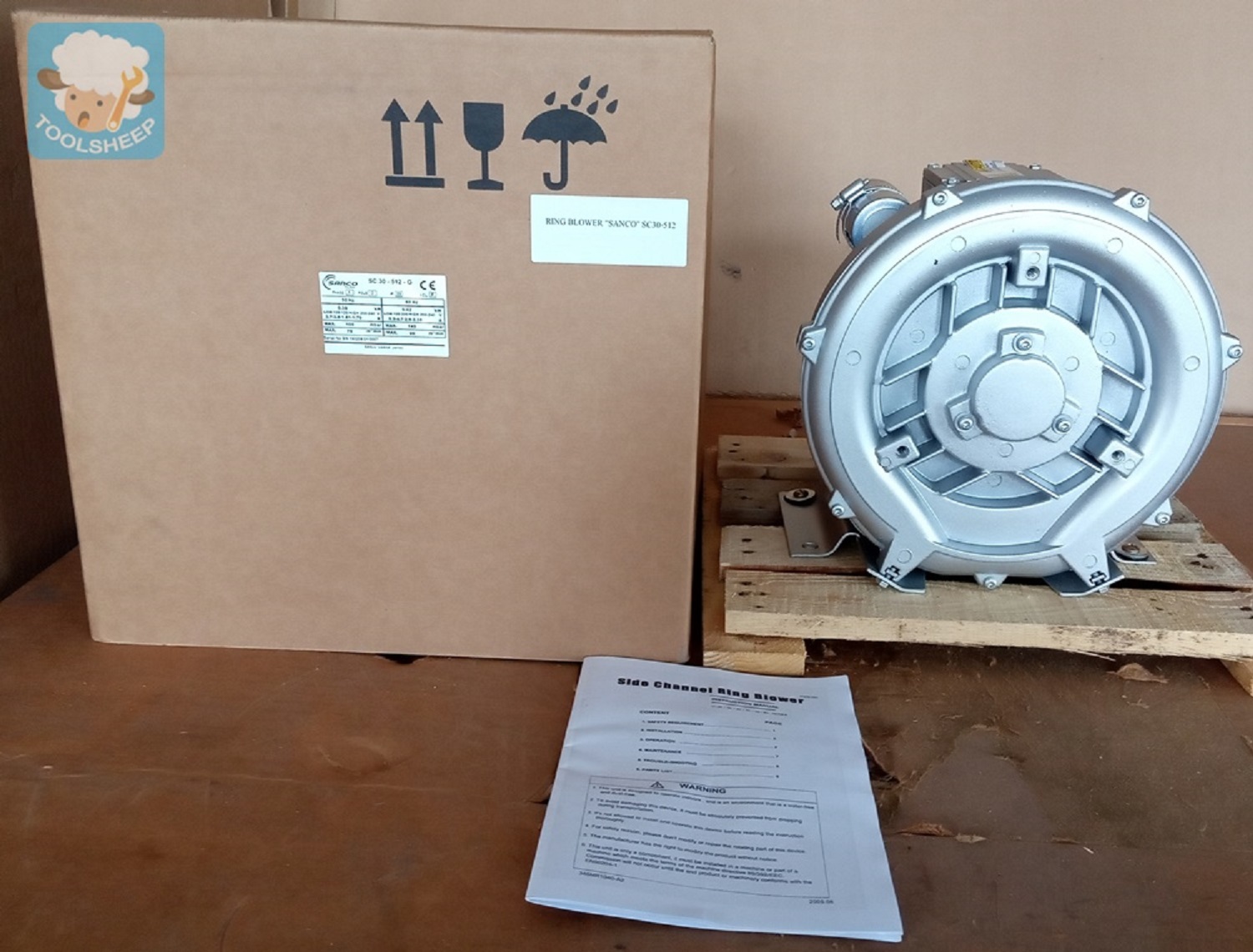 เครื่องเป่าลม Ring Blower SANCO รุ่น SC30-512