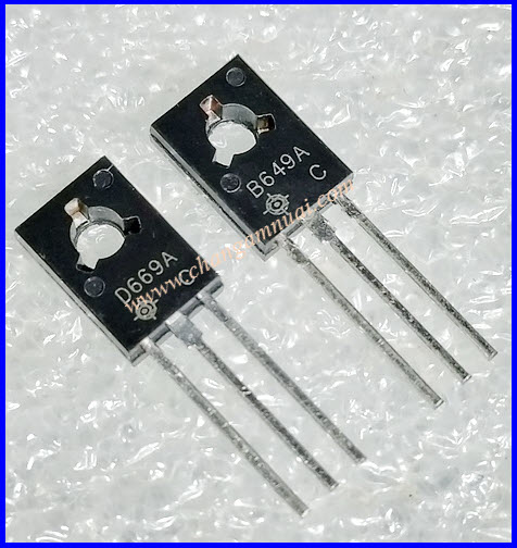 D669A B649A ทรานซิสเตอร์ 160V 1.5A TO-126 HITACHI เกรดA สินค้าคู่ละ