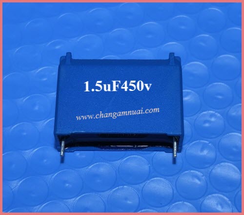 1.5uF450Vคาปาซิสเตอร์ ยี่ห้อ BM แบบลงปริ้น