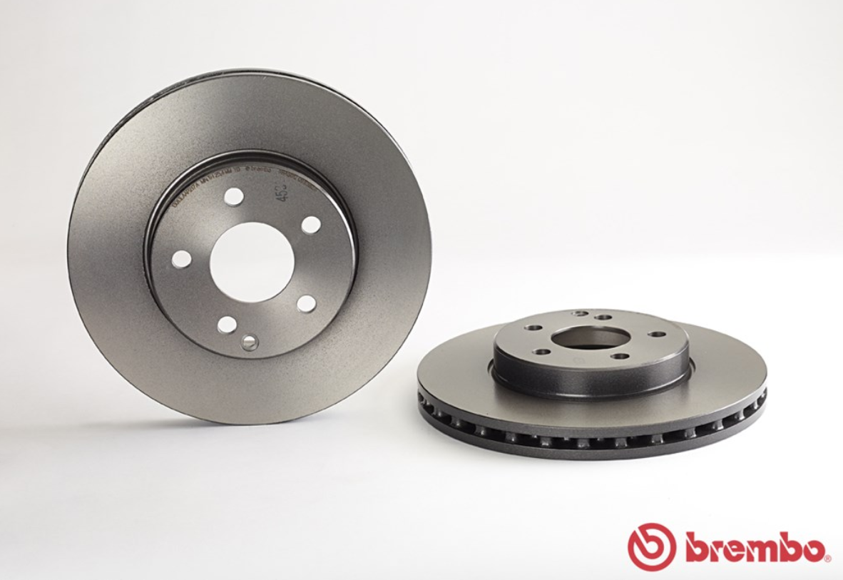 จานเบรค Mercedes-Benz W211 E200 220CDI 230 240 (คู่หน้า) ปี 2003 - 2009 / Brembo