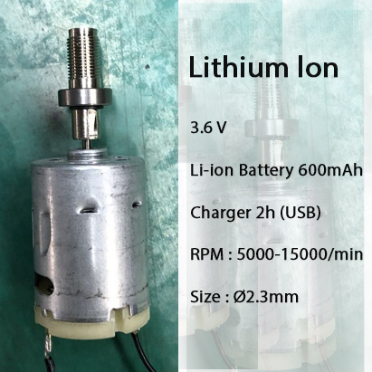 เครื่องตีฟองนมไอมิกซ์ imix ระบบชาร์ตแบตเตอรี่ สายUSB 3.6V. 1610-602