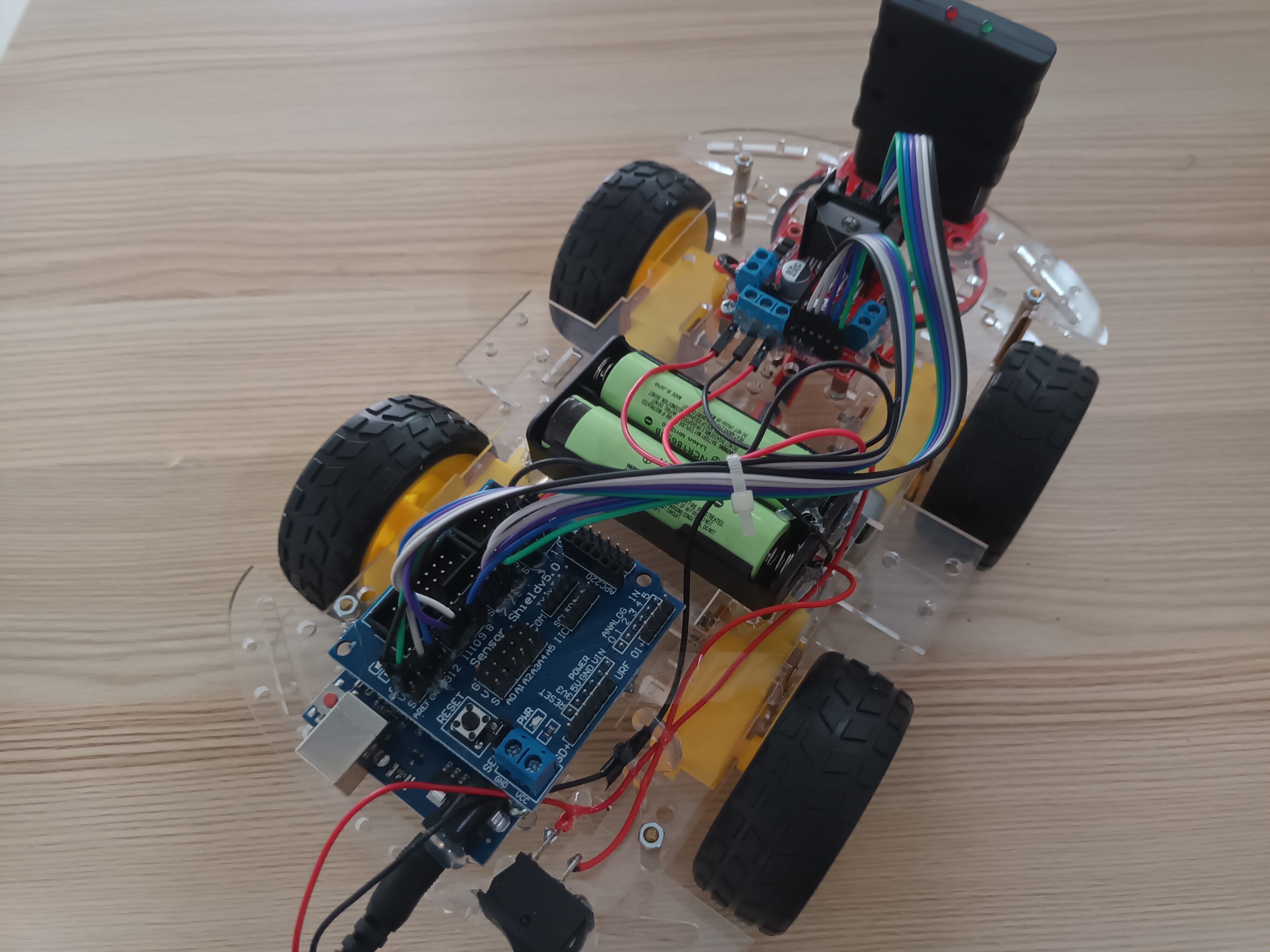 ชุดคิท หุ่นยนต์บังคับ Arduino ด้วย Wireless Joystick PS2