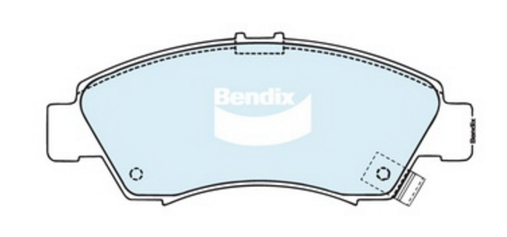 ผ้าเบรค BENDIX (หน้า) HONDA BRIO 1.2 ปี 2011-on