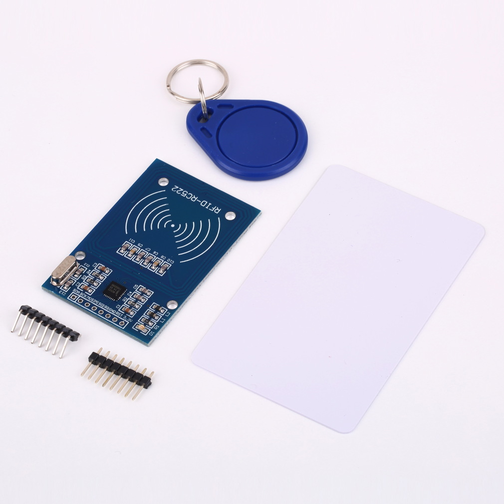 RFID Card Reader/Detector Module Kit (RC522) พร้อม Tag Card และ Tag พวงกุญแจ