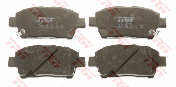 ผ้าเบรคหน้า Vios ปี 2002 - 2007 / TRW-DTEC