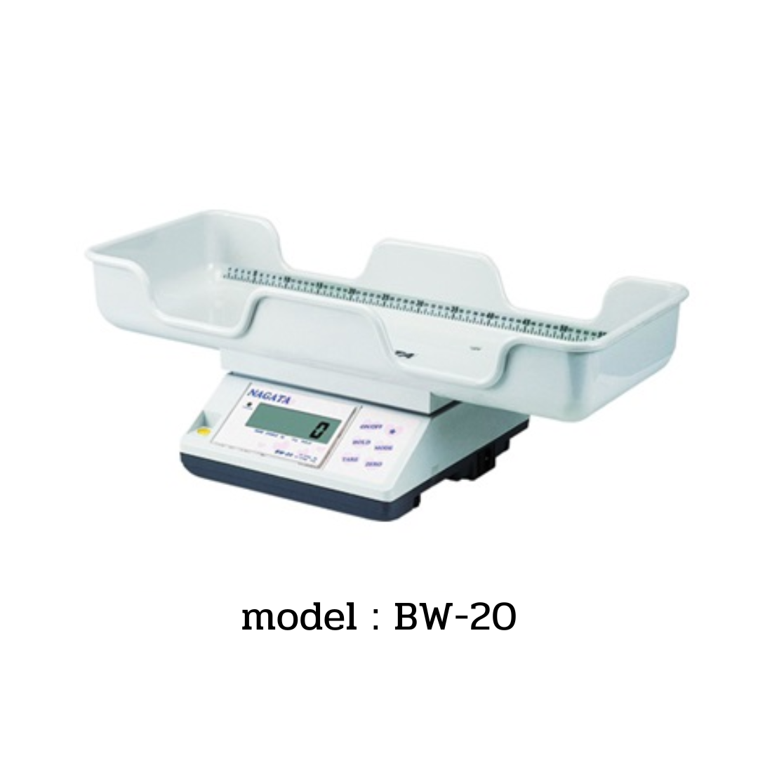เครื่องชั่งน้ำหนักพร้อมวัดส่วนสูงเด็กอ่อนดิจิตอล รุ่น BW-20 ยี่ห้อ NAGATA