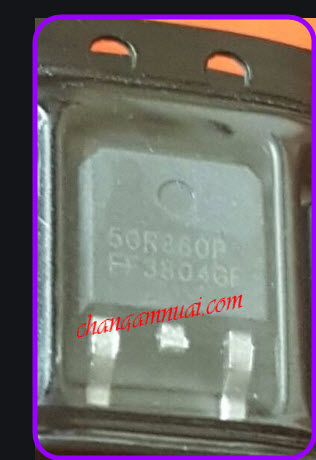 50R380P MOSFET N 550V 11A TO-252