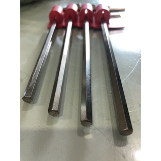 BONDHUS ประแจแอลชุบขาวหัวธรรมดา เบอร์ 10 มิล ยาวพิเศษ 224 ม.ม.