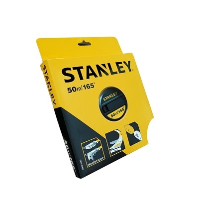 เทปวัดสายไฟเบอร์กลาส STANLEY 50 เมตร / 165 ฟุต