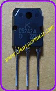 C5242A 230V 15A NPN TO-247 ทรานซิสเตอร์ขยายเสียง