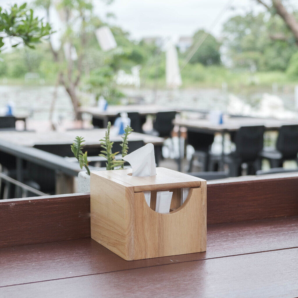 MINIWOOD กล่องทิชชู่ ไม้จิ้มฟัน กล่องกระดาษทิชชู่ กล่องใส่กระดาษทิชชู่