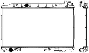 ADR หม้อน้ำ NISSAN TEANA (J31) 2.0 200JK ปี 2003-2005 (AT)