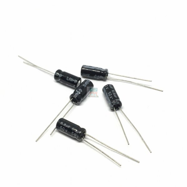 C 50V 6.8uF 5pcs