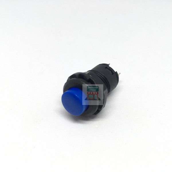 Push Button 12mm Blue