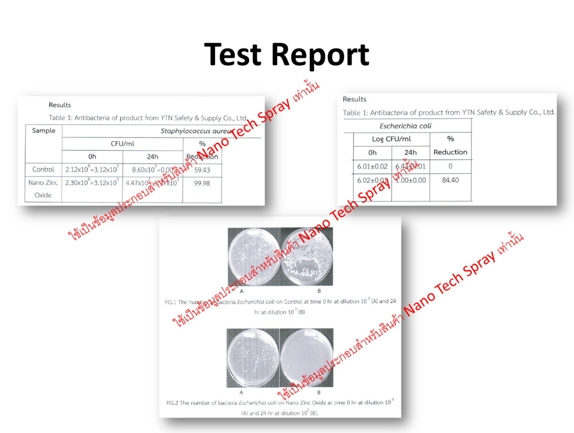 น้ำยาฆ่าเชื้อ Nano Zinc Oxide