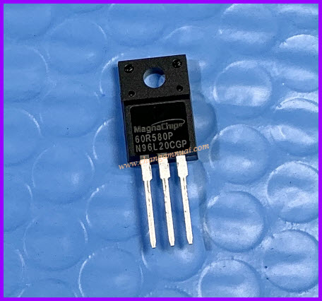60R580P MOSFET N 600V 8A TO-220 แท้