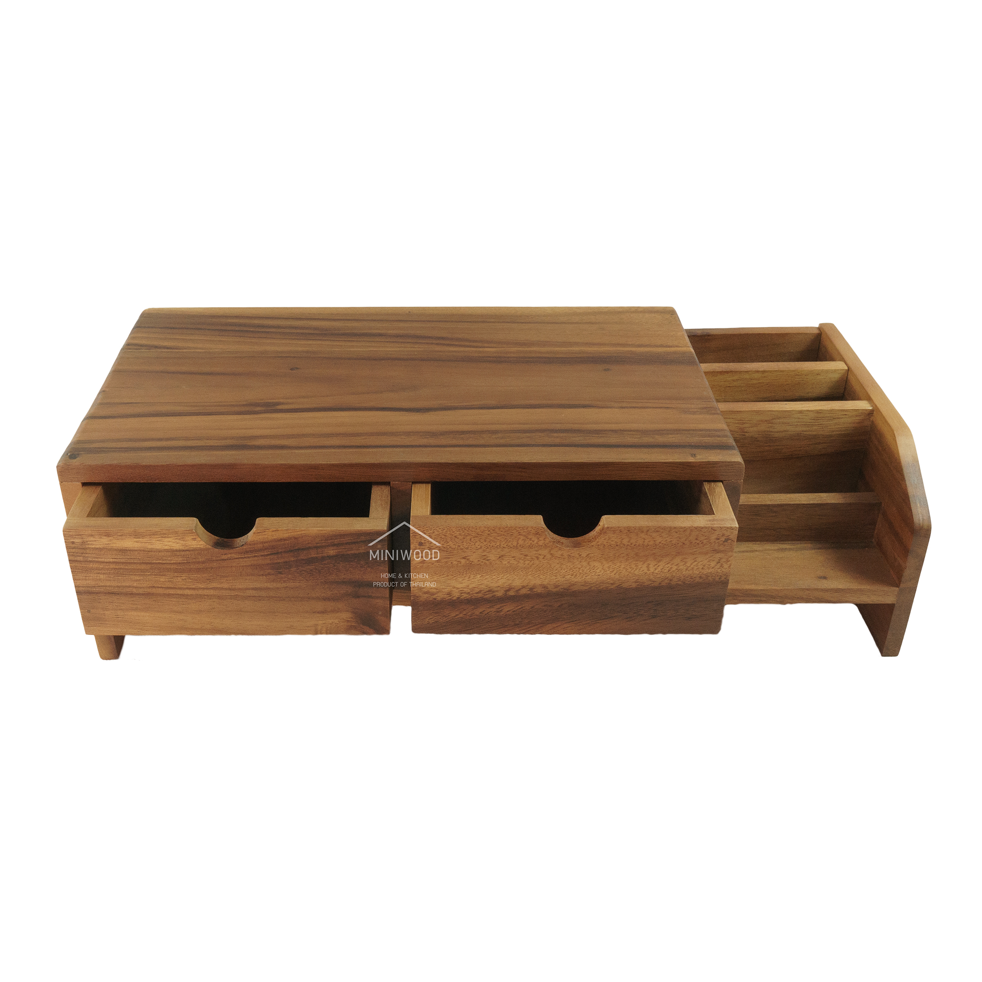 MINIWOOD ชั้นวางจอคอมพิวเตอร์ ผลิตจากไม้ Wooden Monitor Stand