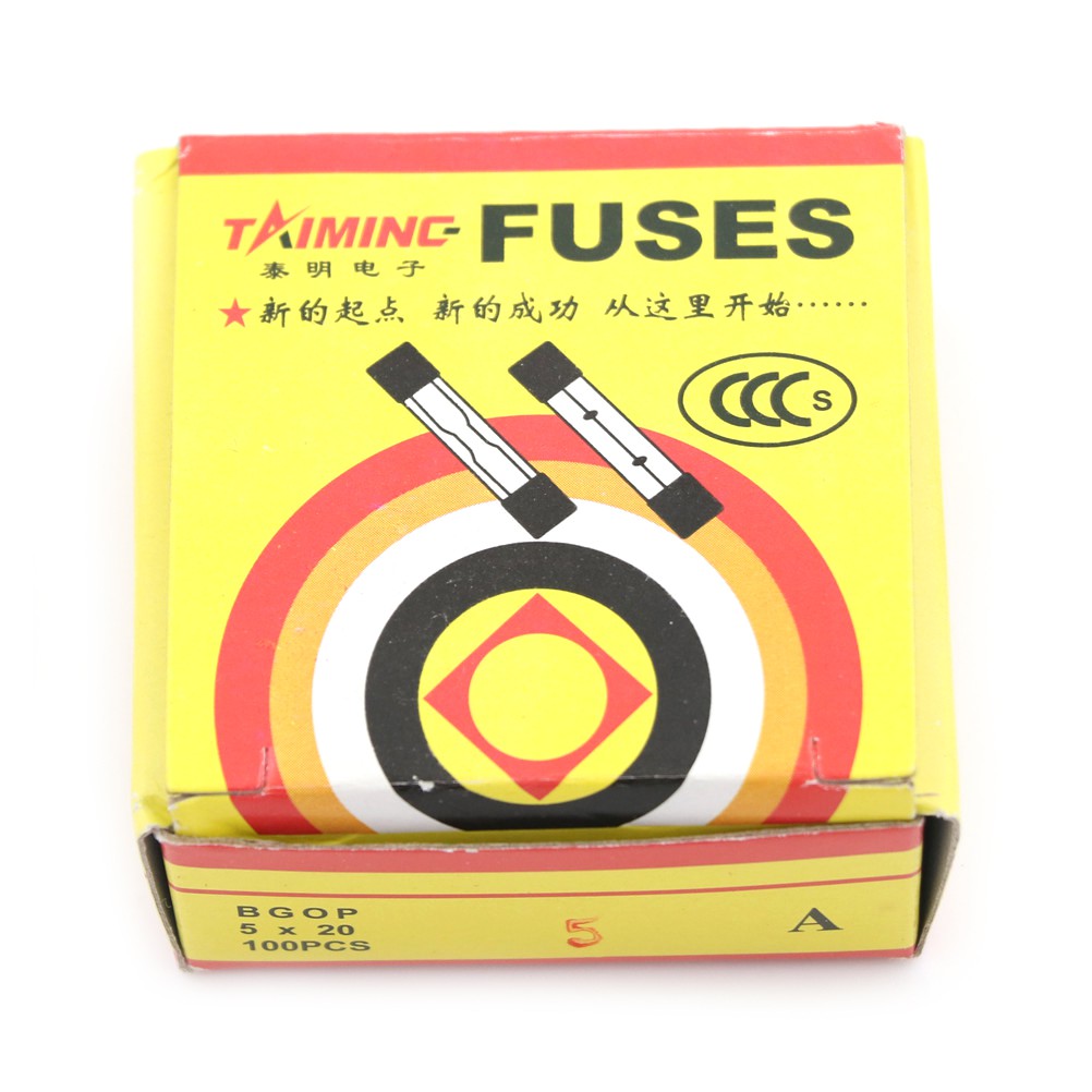 20A Glass Fuses 5pcs