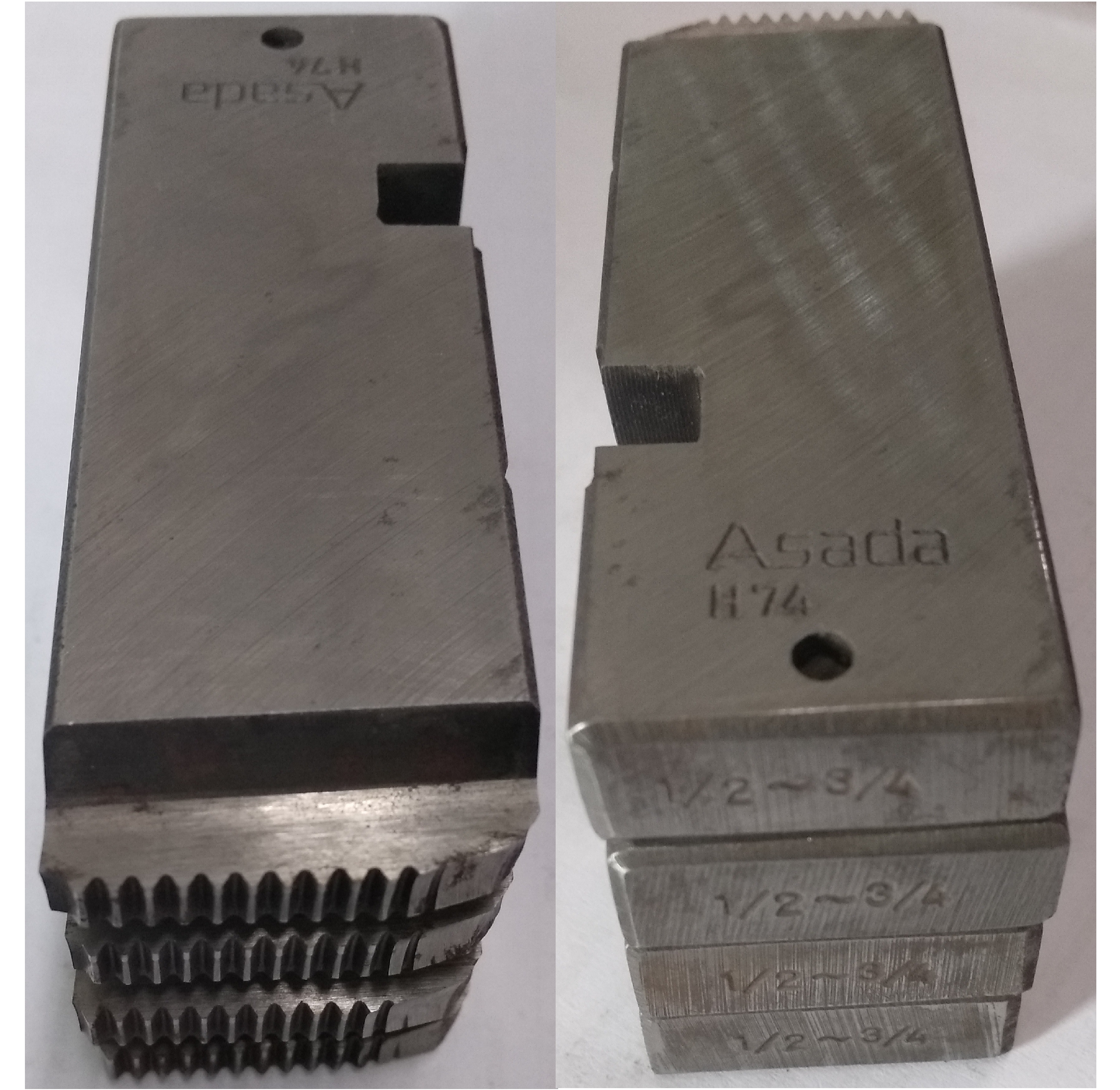 ฟันต๊าป "ASADA" BSPT ขนาด ½"-¾" (A PT) NO.89211