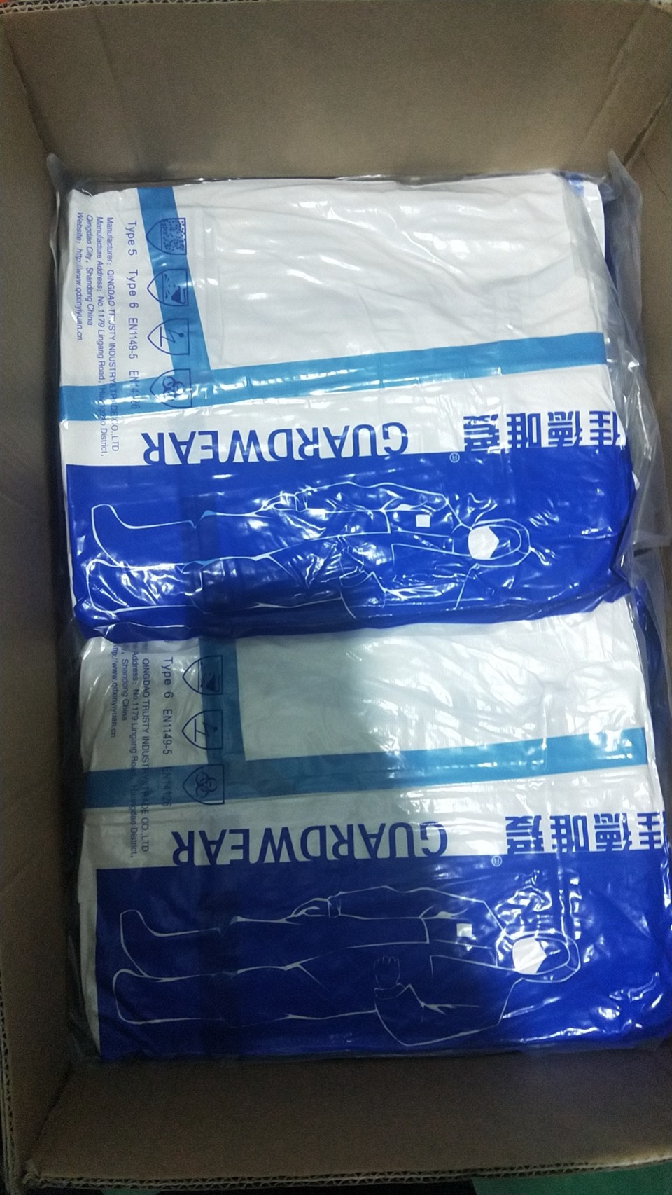 ชุด PPE ป้องกันของเหลว #GUARDWEAR