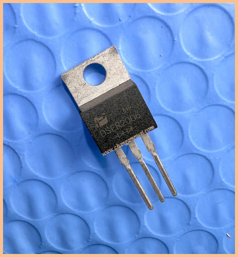 DSER2006 600V 20A ไดโอด TO-220