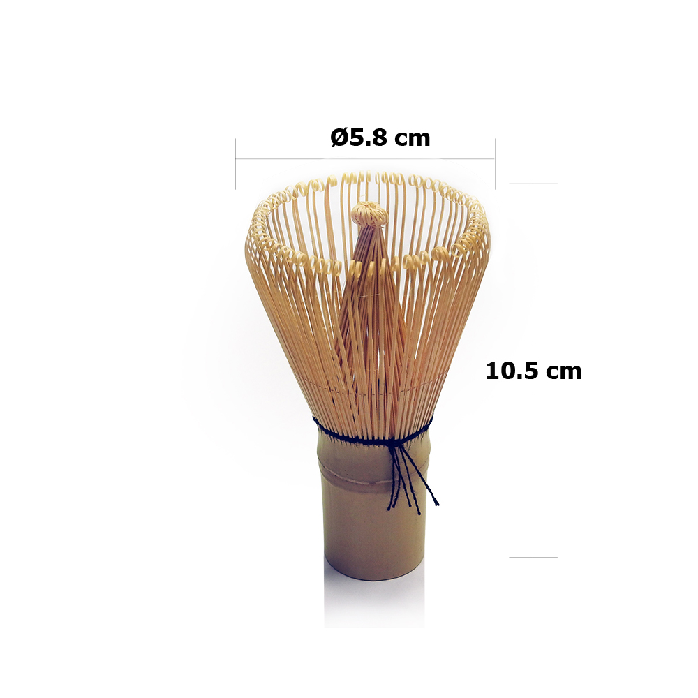 แปรงไม้ไผ่ แปรงคนมัทฉะ แปรงชงชาเขียวญี่ปุ่น มี 120 เส้น 1610-647