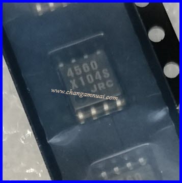 JRC4560 NJM4560M ไอซี OP-AMP DMP-8 เกรดA