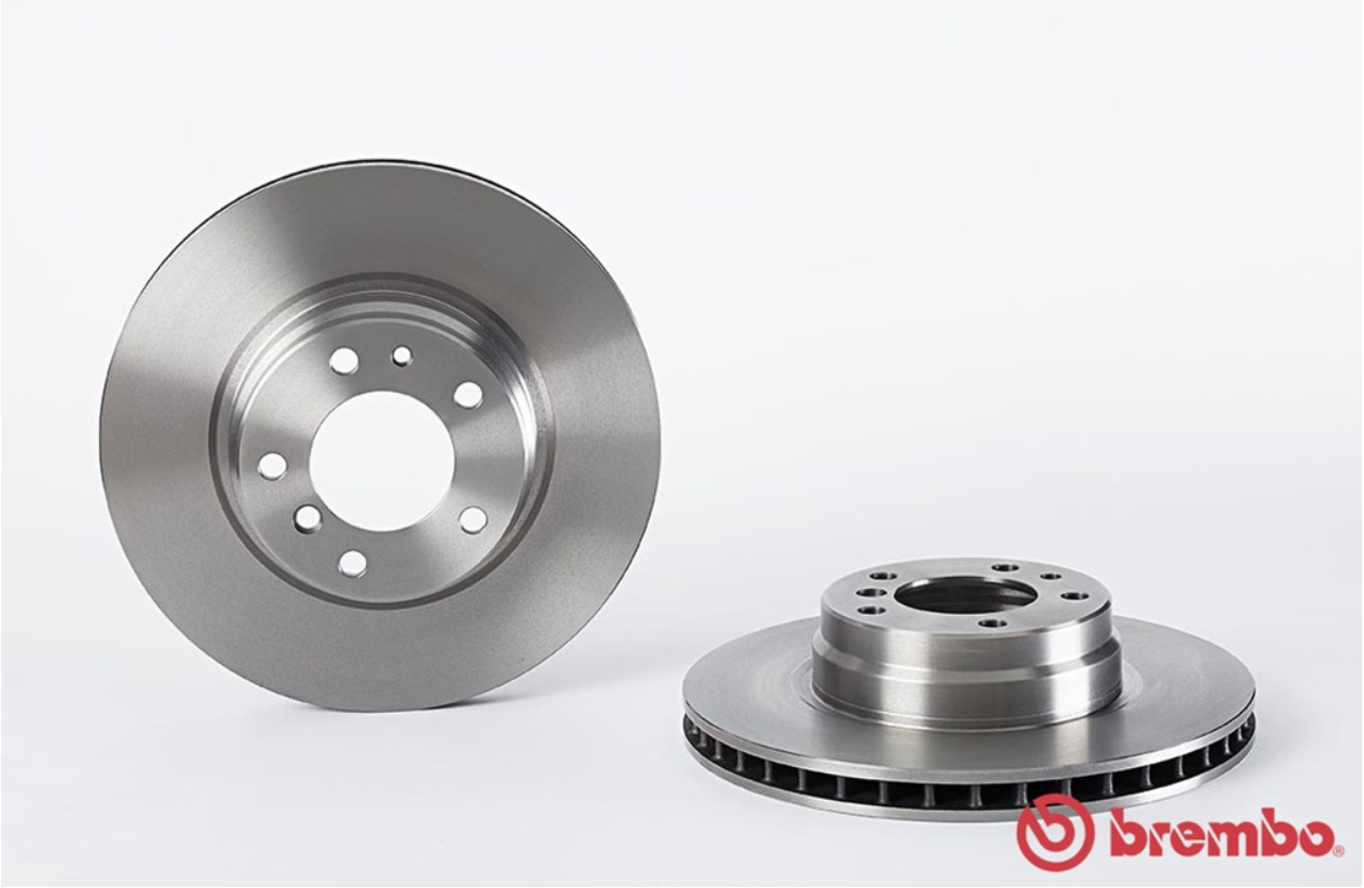 จานเบรค BMW E38 730i 735i (คู่หน้า) ปี 1994 - 2001 / Brembo