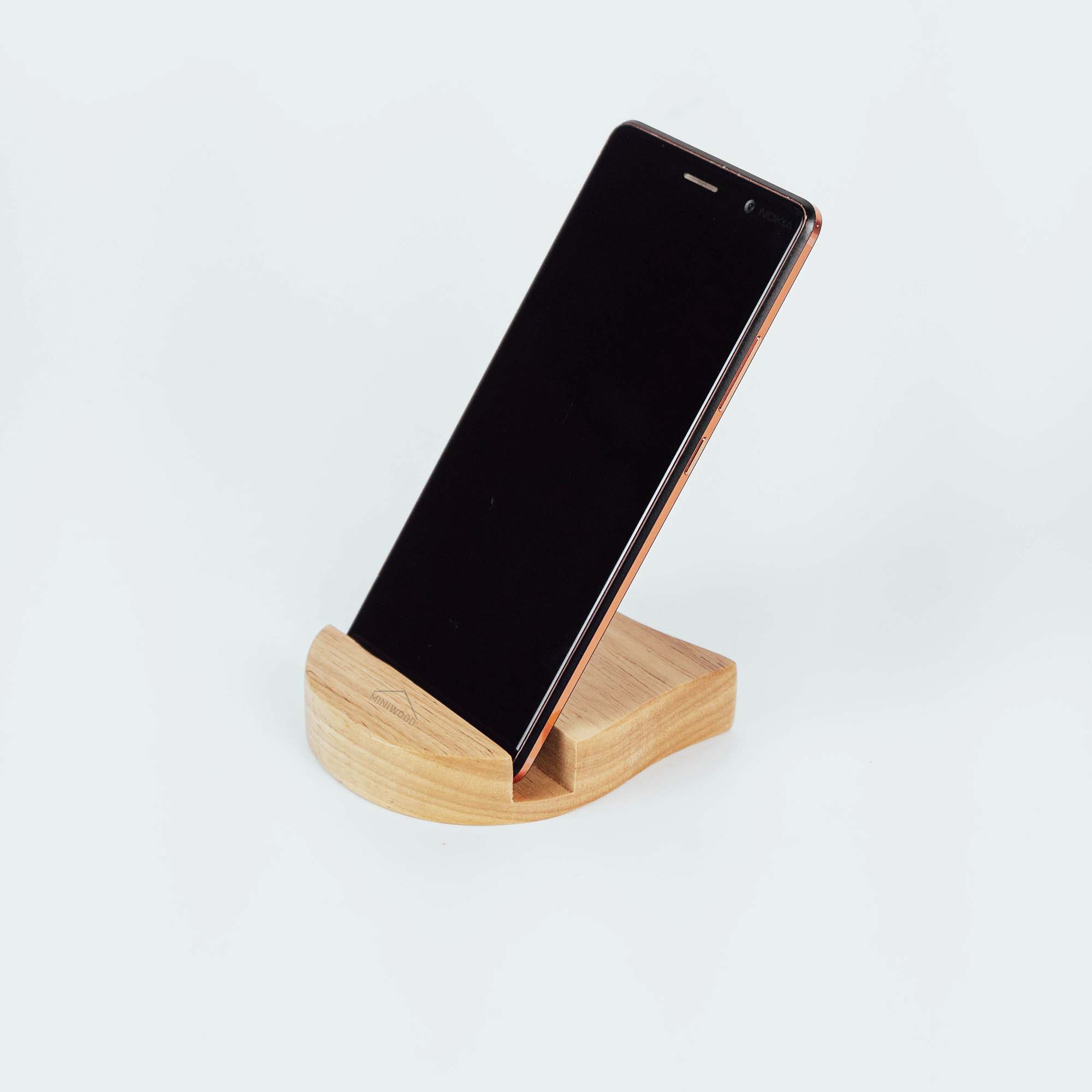 MINIWOOD ที่ตั้งโทรศัพท์ ที่วางโทรศัพท์ ขาตั้งโทรศัพท์ รูปแมว Cat Phone stand