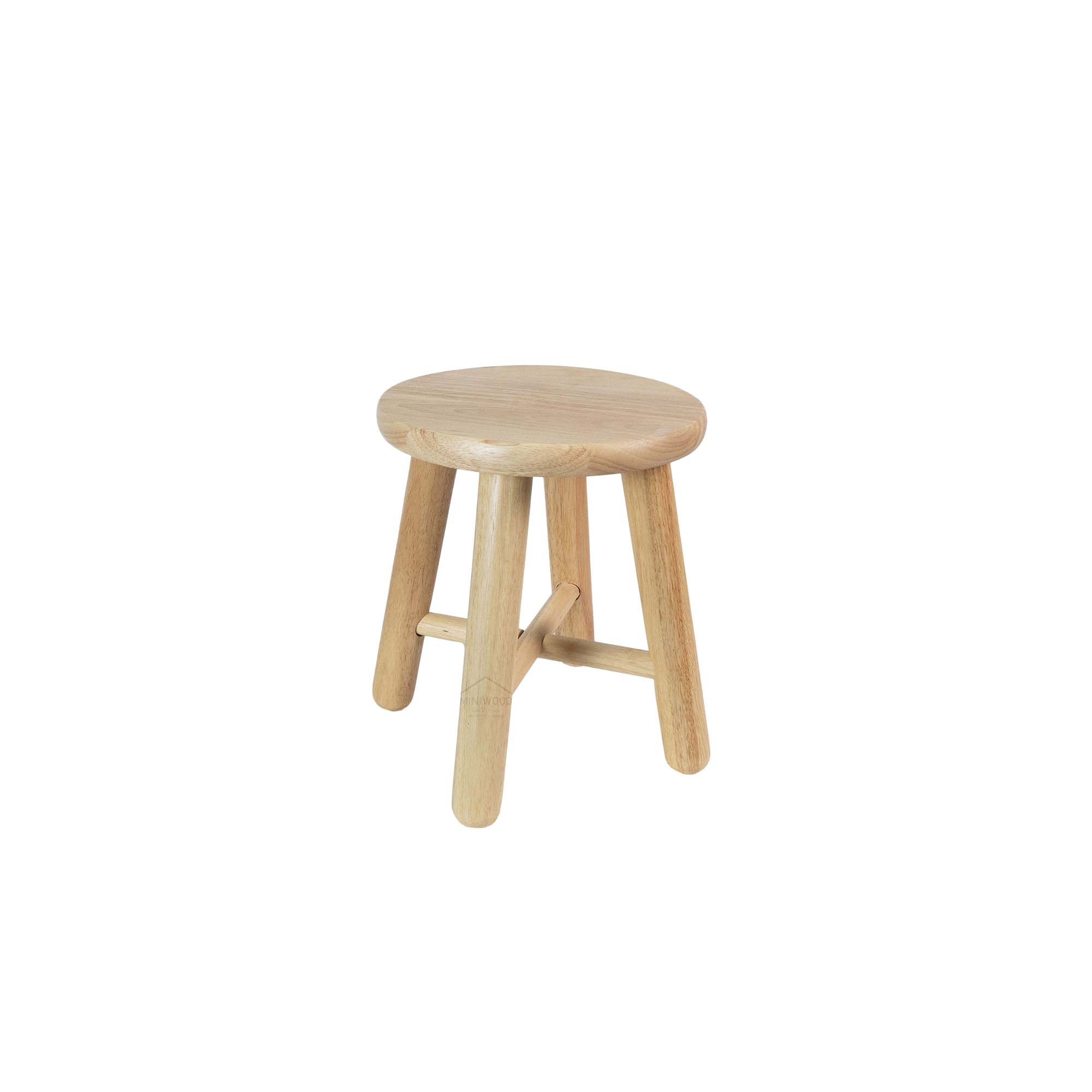 MINIWOOD เก้าอี้เตี้ย ผลิตจากไม้ยางพารา