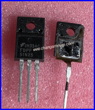 FDPF51N25 51N25 Mosfet N 250v 51A TO-220 เกรดA ชิพใหญ่