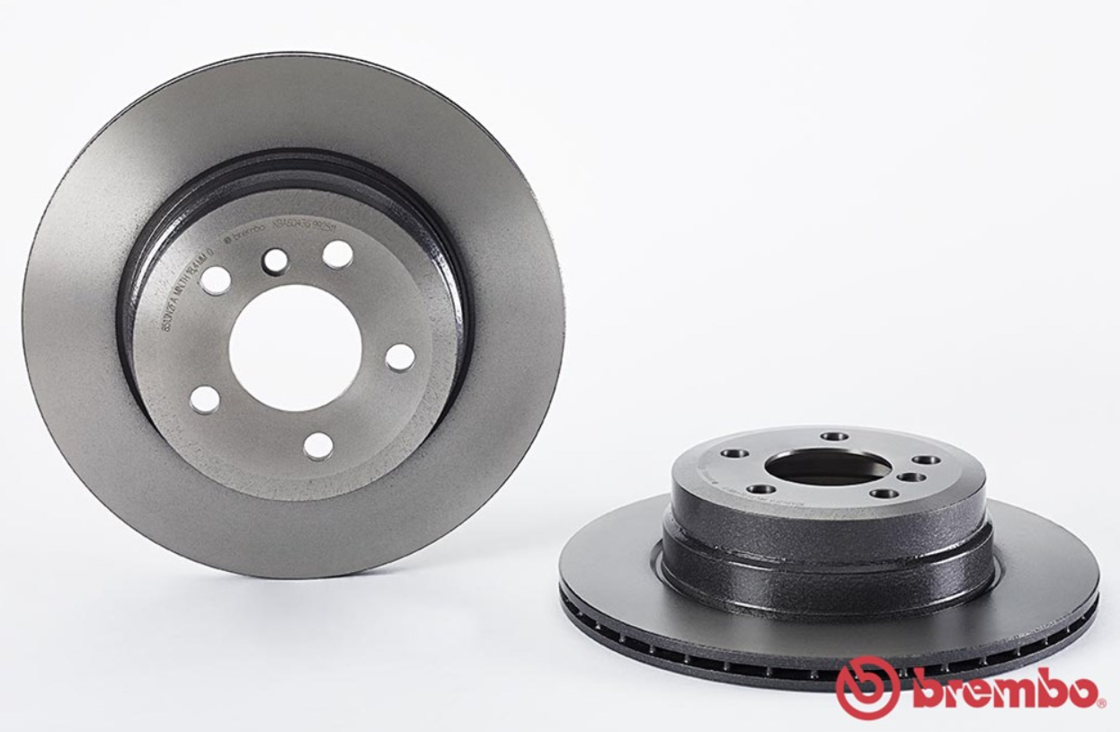 จานเบรค BMW X5 F15 (คู่หลัง) ปี 2013 ขึ้นไป / Brembo
