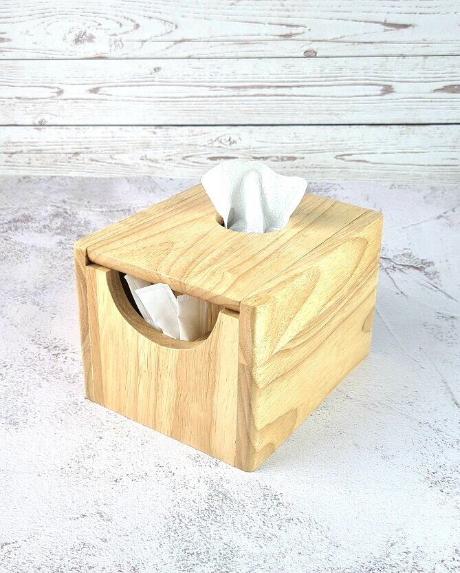 MINIWOOD กล่องทิชชู่ ไม้จิ้มฟัน กล่องกระดาษทิชชู่ กล่องใส่กระดาษทิชชู่
