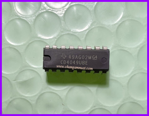 CD4049UBE CD4049 ไอซี Hex Inverting Buffer DIP-14 แท้