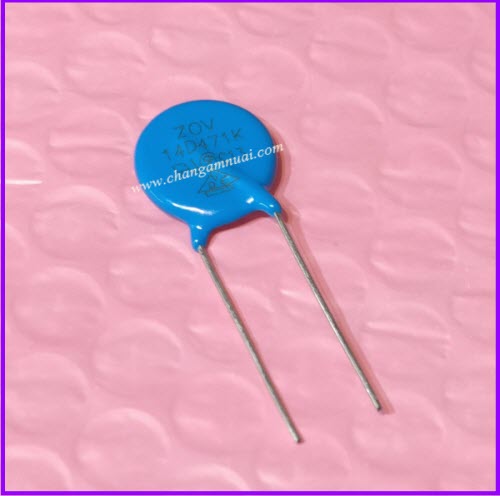 Varistor วาริสเตอร์ 14D471K 470V ขนาด 14 mm กันฟ้า กันไฟ AC เกิน 470v