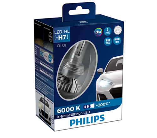 หลอดไฟรถยนต์ Philips ไฟหน้า LED H7