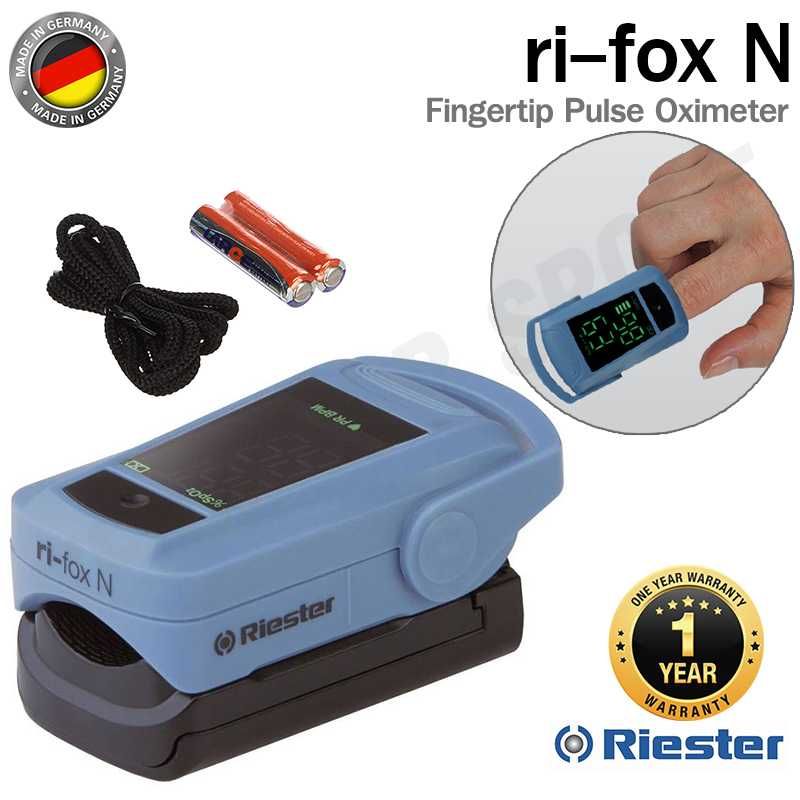 เครื่องวัดออกซิเจนปลายนิ้ว ยี่ห้อ Riester รุ่น Ri-Fox N ประเทศเยอรมนี