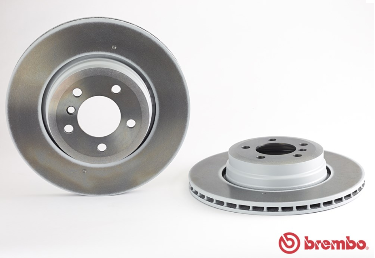 จานเบรค BMW E65 E66 730i 740i (คู่หลัง) ปี 2001 ขึ้นไป / Brembo