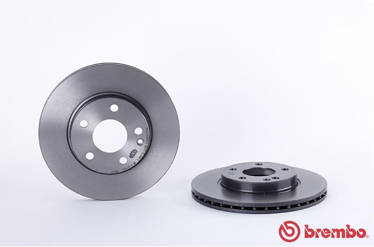 จานเบรค Mercedes-Benz W169 A170 (คู่หน้า) ปี 2005 - 2008 / Brembo