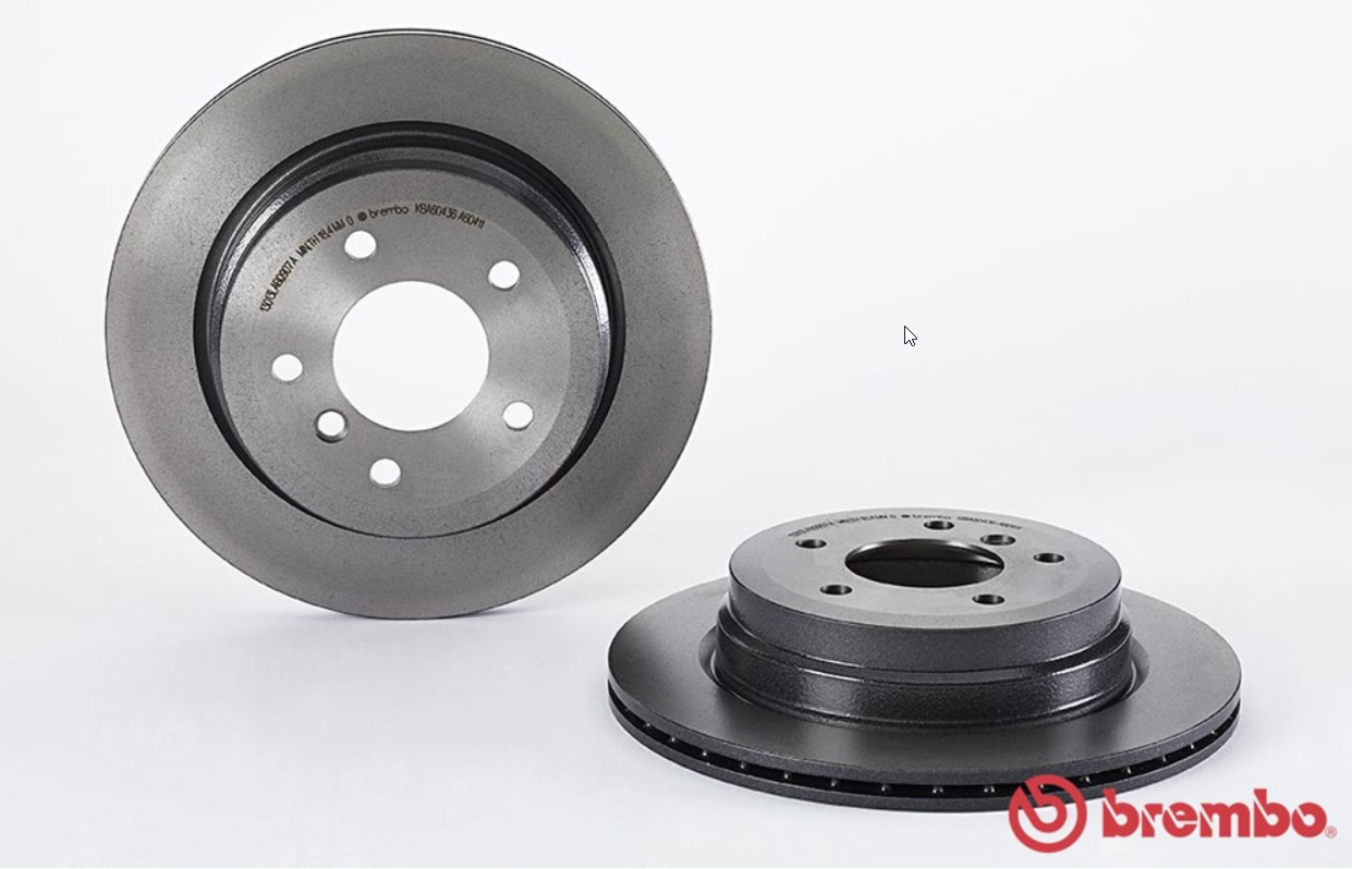 จานเบรค BMW X1 E84 (คู่หลัง) ปี 2009 - 2015 / Brembo