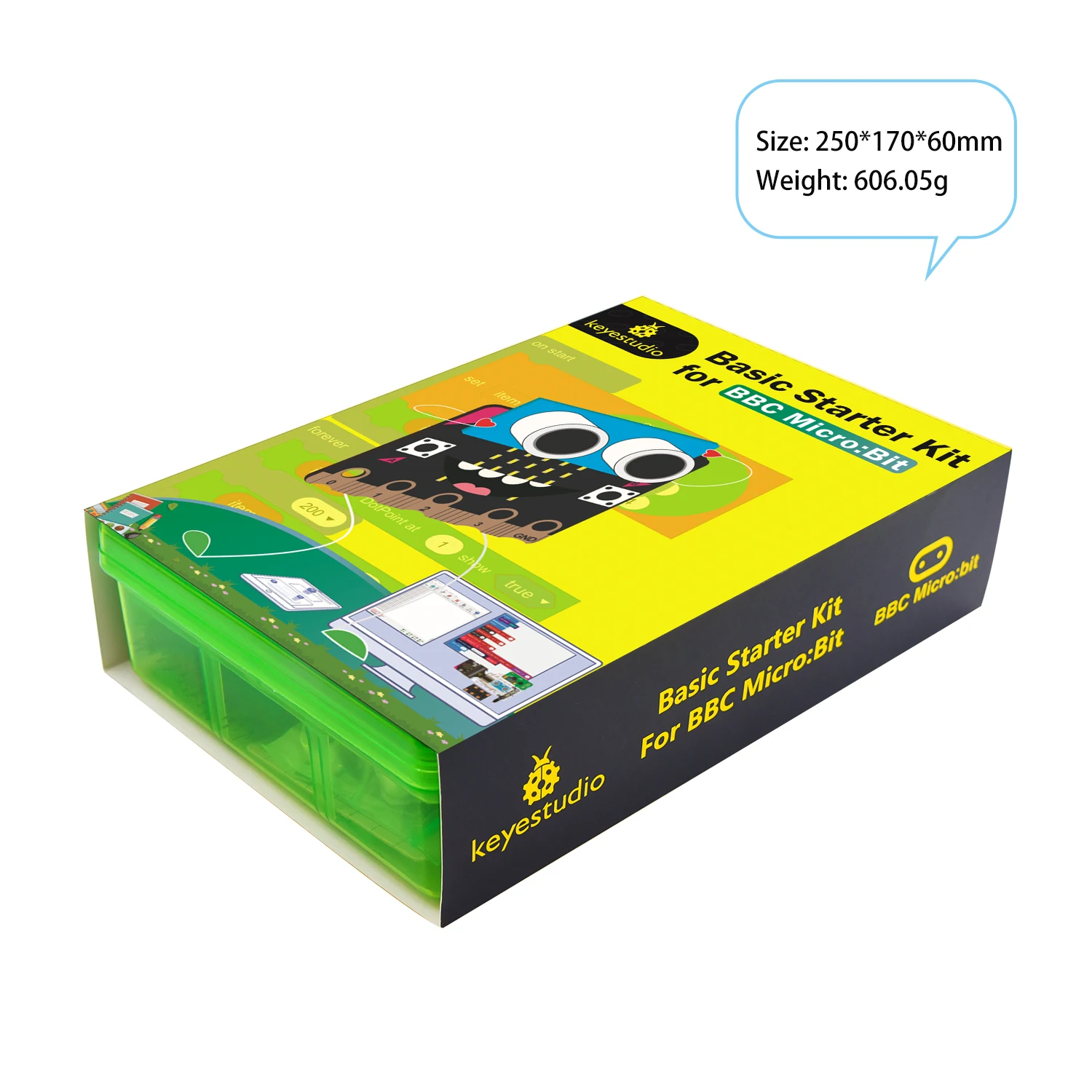 Keyestudio Microbit V2 Basic Starter Kit (ชุดเรียนรู้ไมโครบิต V2 สำหรับผู้เริ่มต้น)