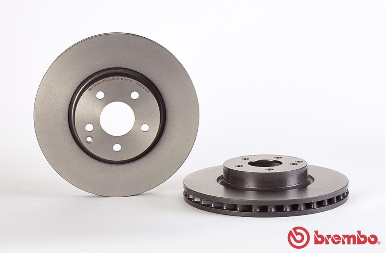 จานเบรค Mercedes-Benz W204 C200-250 (คู่หน้า) ปี 2011 - 2014 / Brembo