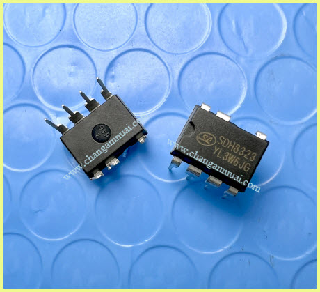SDH8323 แทนSDH8322 DIP-7 IC ภาคจ่ายไฟ