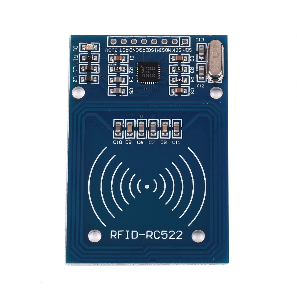 RFID Card Reader/Detector Module Kit (RC522) พร้อม Tag Card และ Tag พวงกุญแจ