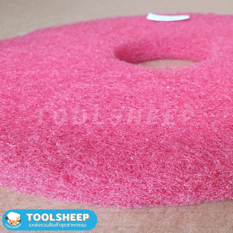 แผ่นสก็อตไบร์ทขัดพื้น 3M (สีแดง) สำหรับเครื่องขัดพื้น CHAMPION