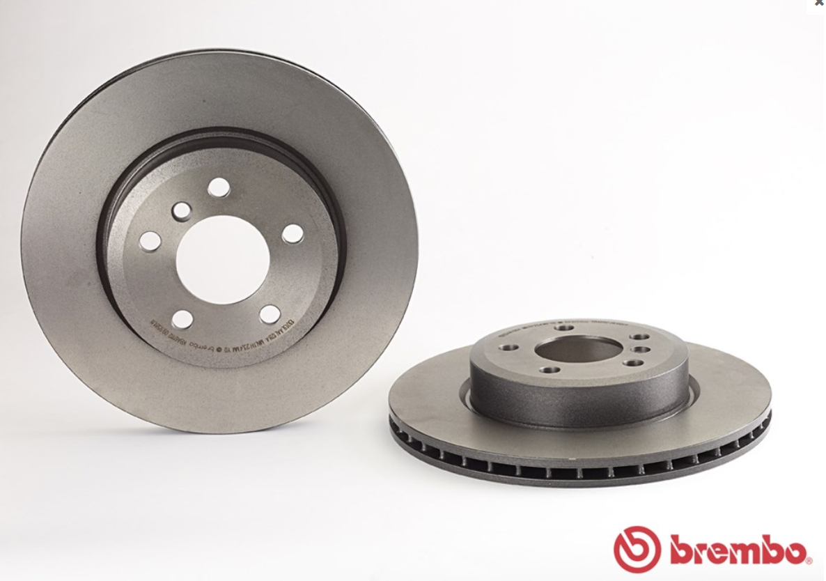 จานเบรค BMW X3 E83 (คู่หน้า) ปี 2004 ขึ้นไป / Brembo