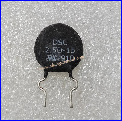DSC 2.5D-15 Thermistor เทอร์มิสเตอร์ ชนิดไม่เปลี่ยนค่า 2.5โอห์ม