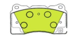 ROKBUL ผ้าเบรค หน้า คาลิเปอร์ Brembo ปี (DP1678 RA)