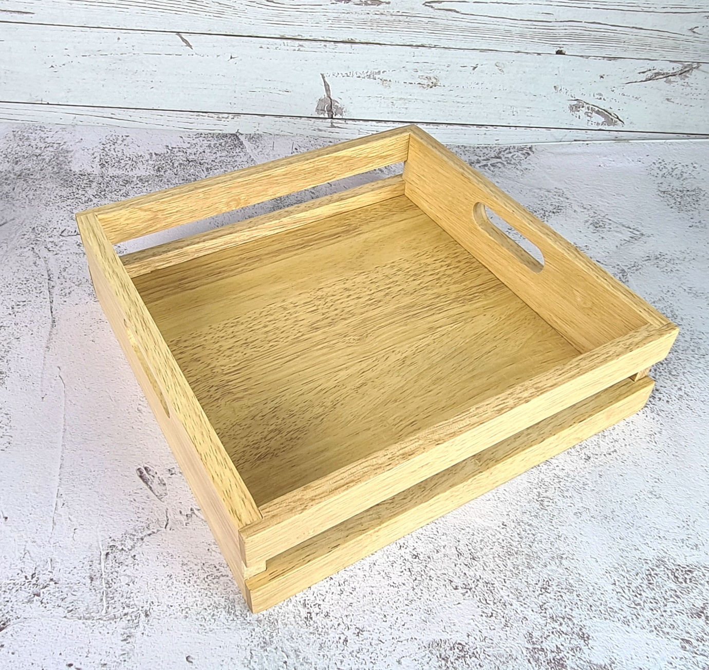 MINIWOOD ถาดเสริฟ ถาดไม้ ลังไม้ เตี้ย