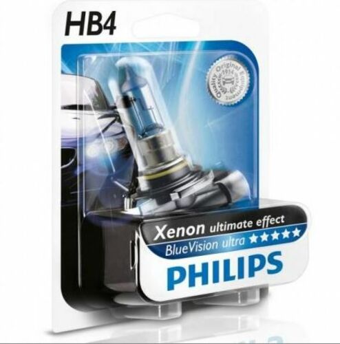 หลอดไฟรถยนต์ Philips HB4 9006 BVU 12V 55W P22D แพ๊คคู่